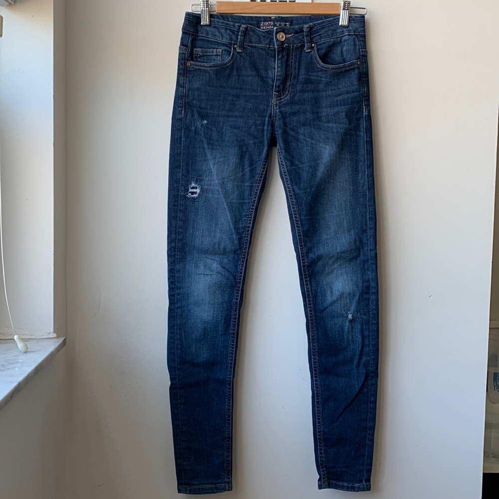 Z1975 Zara Basic Denim size 4 - Picture 1 of 8